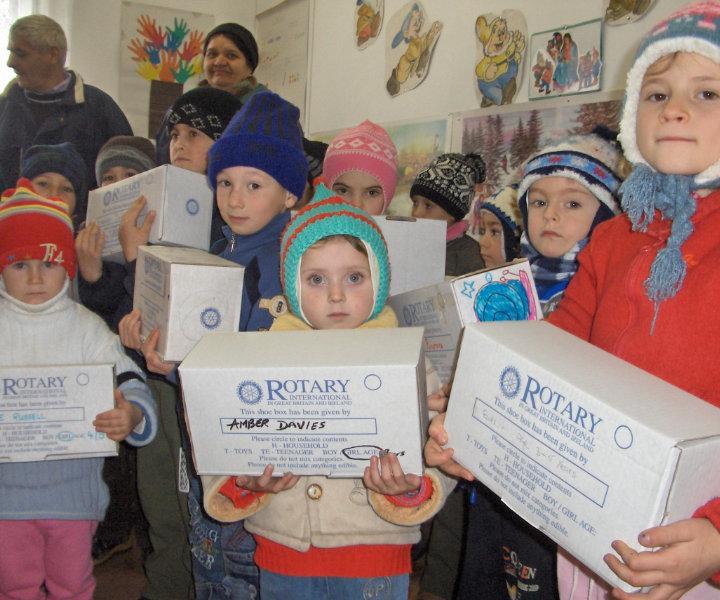 Rotary Shoebox Appeal Gosport Rotary Club